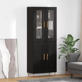  Magasfiú 2 pcs Fekete tölgy Faanyag