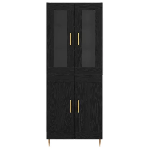  Magasfiú 2 pcs Fekete tölgy Faanyag