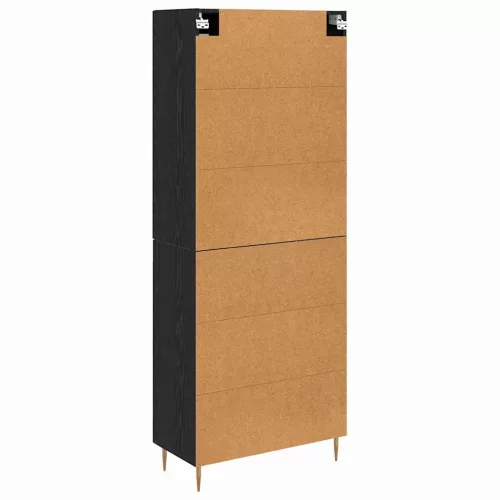  Magasfiú 2 pcs Fekete tölgy Faanyag