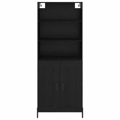  Magasfiú 2 pcs Musta tammi 69,5 x 34 x 180 cm Faanyag