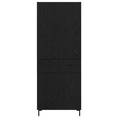  Magasfiú fiókkal Fekete tölgy 69,5 x 34 x 180 cm Faanyag