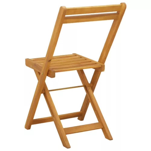  Összecsukható Kerti Székek 6 pcs Természetes 40 x 53 x 80 cm