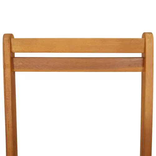  Kültéri bistro székek 8 pcs Természetes 40 x 53 x 80 cm
