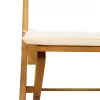  Kültéri bistro székek 6 pcs Krémfehér 40 x 53 x 80 cm