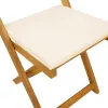  Kültéri bistro székek 8 pcs Krémfehér 40 x 53 x 80 cm