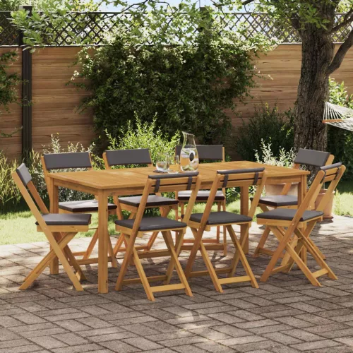  Kültéri bistro székek 8 pcs Sötétszürke 40 x 53 x 80 cm