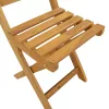  Kültéri bistro székek 8 pcs Természetes 40 x 42 x 85 cm