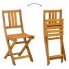  Kültéri bistro székek 8 pcs Természetes 40 x 42 x 85 cm