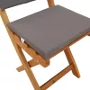  Kültéri bistro székek 6 pcs Sötétszürke 38 x 46 x 85 cm