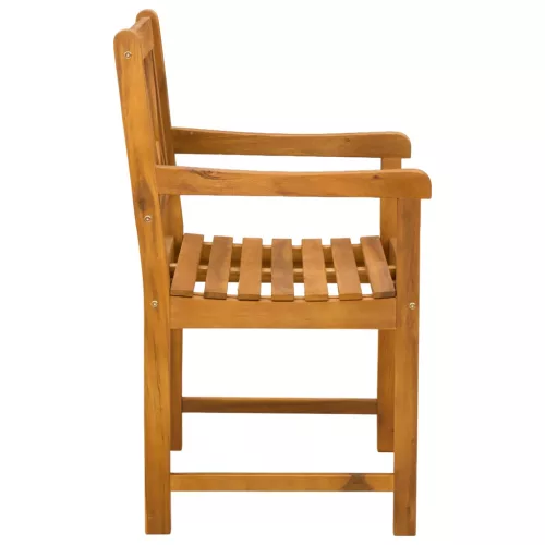  Kerti pad 4 pcs Természetes 56 x 55,5 x 90 cm Tömör Akácfa