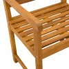  Kerti pad 4 pcs Természetes 56 x 55,5 x 90 cm Tömör Akácfa