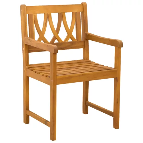 Kerti pad 6 pcs Természetes 56 x 55,5 x 90 cm Tömör Akácfa
