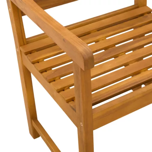  Kerti pad 8 pcs Természetes 56 x 55,5 x 90 cm Tömör Akácfa