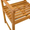  Kerti pad 4 pcs Természetes 56 x 55,5 x 90 cm Tömör Akácfa