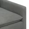  Kanapé Szett 2 pcs Sötétszürke Bársony