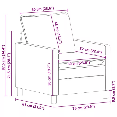  Kanapé Szett 2 pcs Fekete Bársony