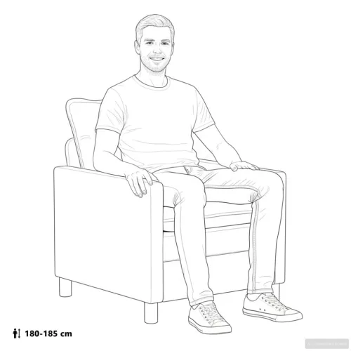  Kanapé Szett 2 pcs Kék Szövet