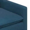  Kanapé Szett 2 pcs Kék Bársony