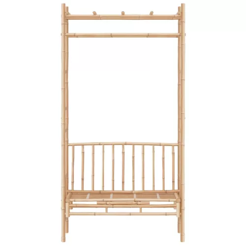  bambusz kerti pad pergolával 116 cm