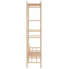  bambusz kerti pad pergolával 116 cm