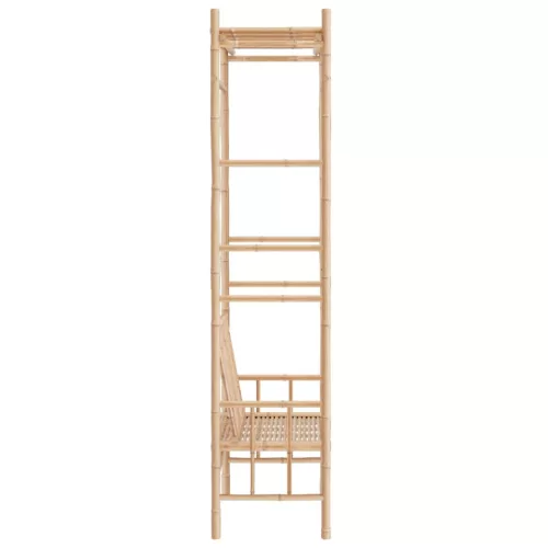  bambusz kerti pad pergolával 116 cm