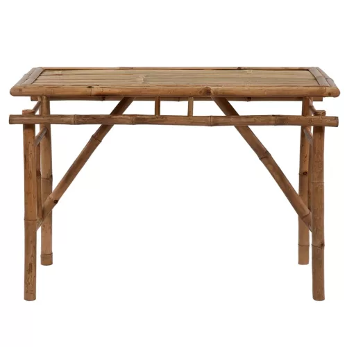  összecsukható bambusz kerti asztal 115x50x75 cm