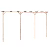  bambusz pergola 385 x 40 x 205 cm