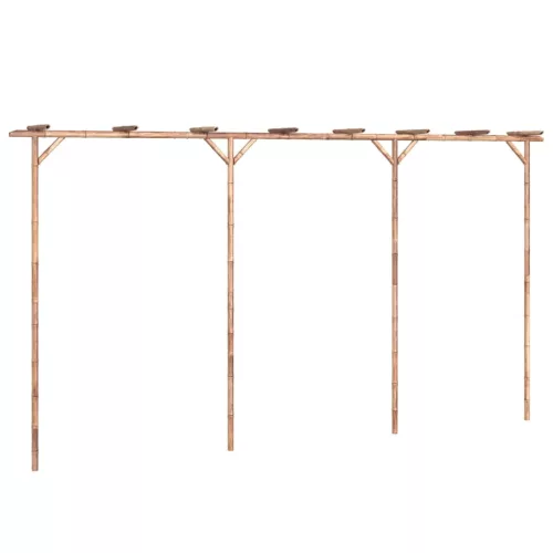  bambusz pergola 385 x 40 x 205 cm