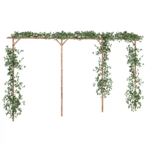  bambusz pergola 385 x 40 x 205 cm