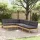  5 Darab Kerti raklapos kanapé egységek Tömör Akácfa