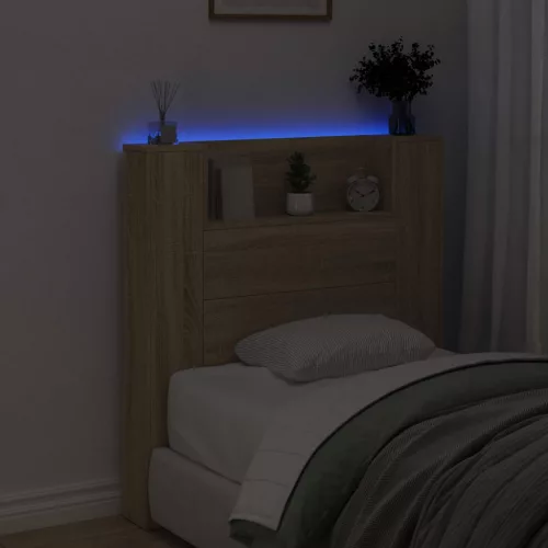  Fejtámla fejtámlával Sonoma tölgy 100 x 16,5 x 103,5 cm Faanyag