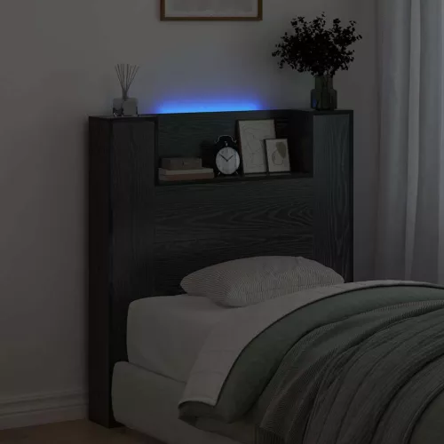  Fejhajtó szekrény Fekete tölgy 120 x 15 x 103.5 cm Faanyag