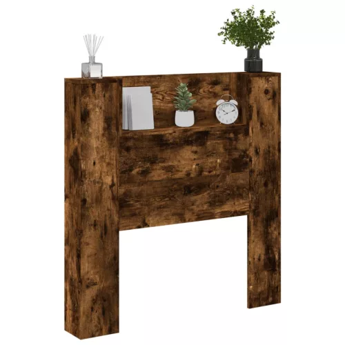  Fejtámla tárolóval Füstölt tölgy 100 x 16,5 x 103,5 cm Faanyag