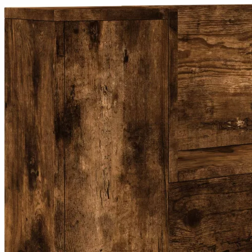  Fejtámla tárolóval Füstölt tölgy 100 x 16,5 x 103,5 cm Faanyag