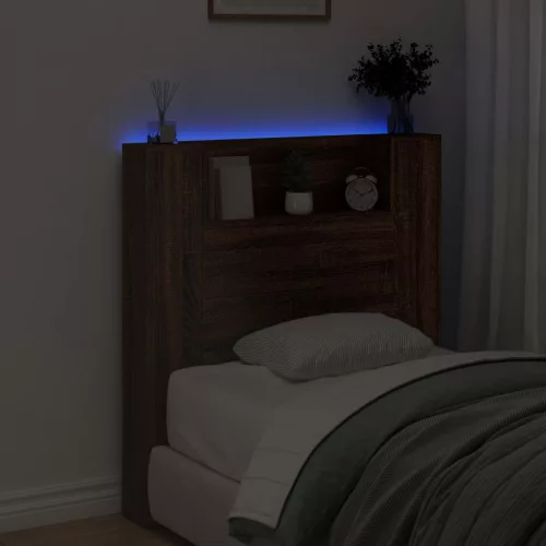  Fejtámla fejtámlával Barna Tölgy 100 x 16,5 x 103,5 cm Faanyag