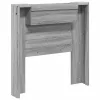  Fejtámla tárolóval Szürke Sonoma 100 x 16,5 x 103,5 cm Faanyag