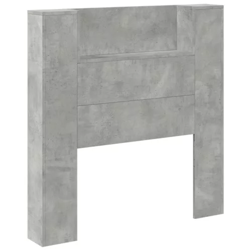  Fejtámla fejtámlával Beton Szürke 100 x 16,5 x 103,5 cm Faanyag