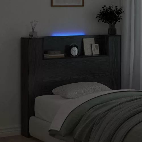  Fejhajtó szekrény Fekete tölgy 120 x 15 x 103.5 cm Faanyag