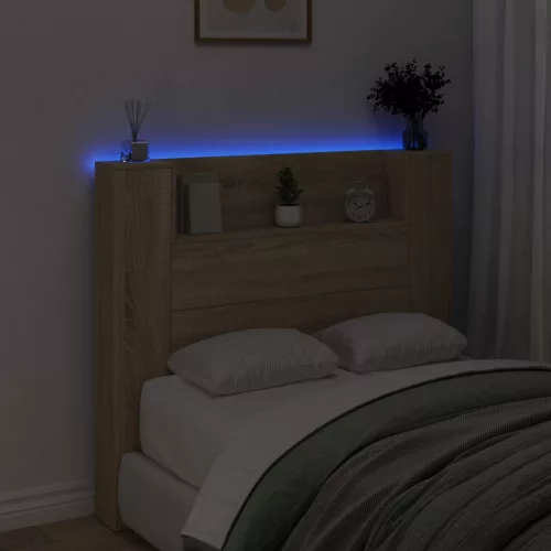  Fejtámla fejtámlával Sonoma tölgy 120 x 16,5 x 103,5 cm Faanyag