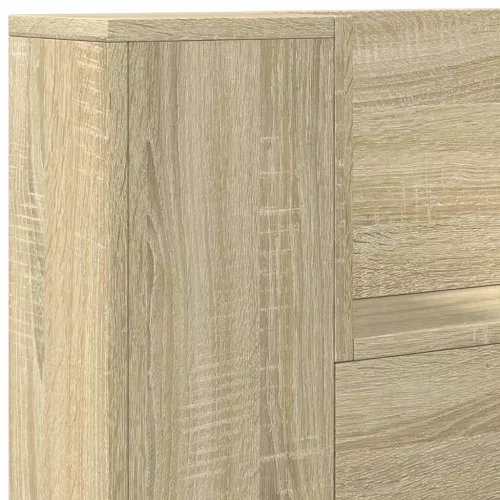  Fejtámla fejtámlával Sonoma tölgy 120 x 16,5 x 103,5 cm Faanyag