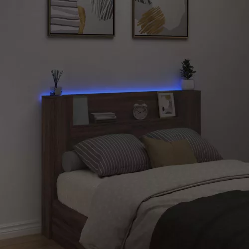  Fejtámla fejtámlával Barna Tölgy 140 x 16,5 x 103,5 cm Faanyag