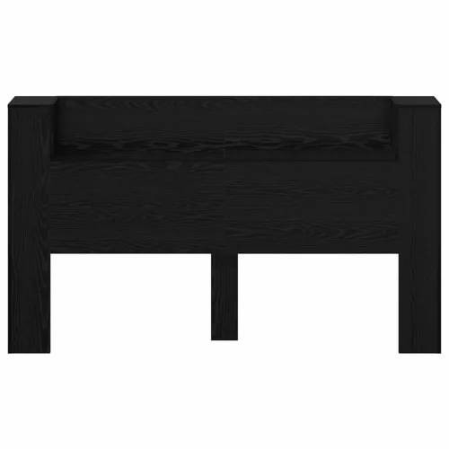  Fejtámla polcokkal Fekete tölgy 180 x 17 x 104,5 cm Faanyag