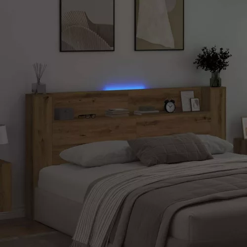  Fejhajtó szekrény Artisan tölgy 120 x 15 x 103.5 cm Faanyag