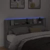  Fejtámla tárolóval Szürke Sonoma 200 x 16,5 x 103,5 cm Faanyag