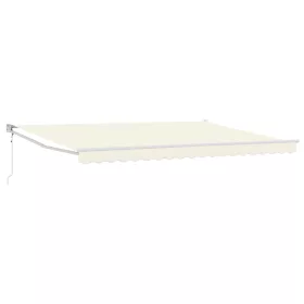  Elektromos Kihúzható Napernyő Krém 4 x 2 m