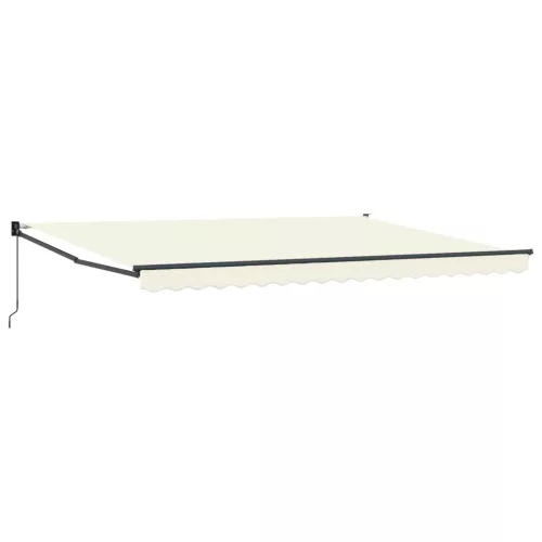  Kézi Retraktálható Napernyő Krém 4 x 2 m