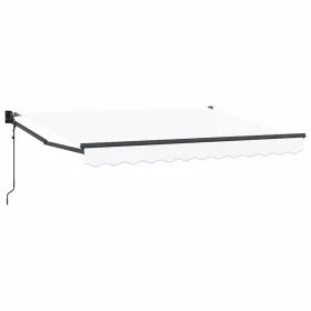  Elektromos Kihúzható Napernyő Fehér 2,5 x 2 m