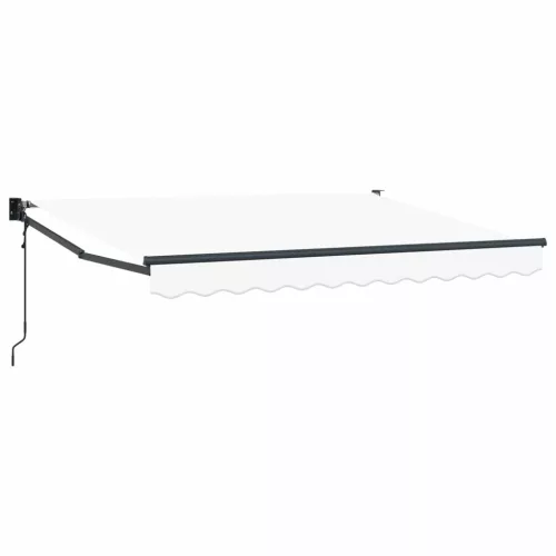  Elektromos Kihúzható Napernyő Fehér 2,5 x 2 m