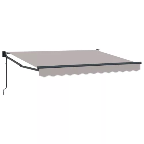  Elektromos Kihúzható Napernyő Világosszürke 3,5 x 2 m