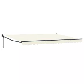  Elektromos Kihúzható Napernyő Krém 4 x 2 m